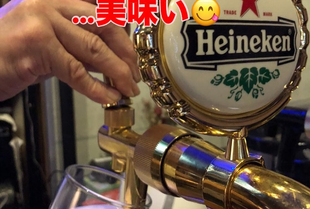 酷暑酷暑酷暑➡️ハイネケンの生で決まり